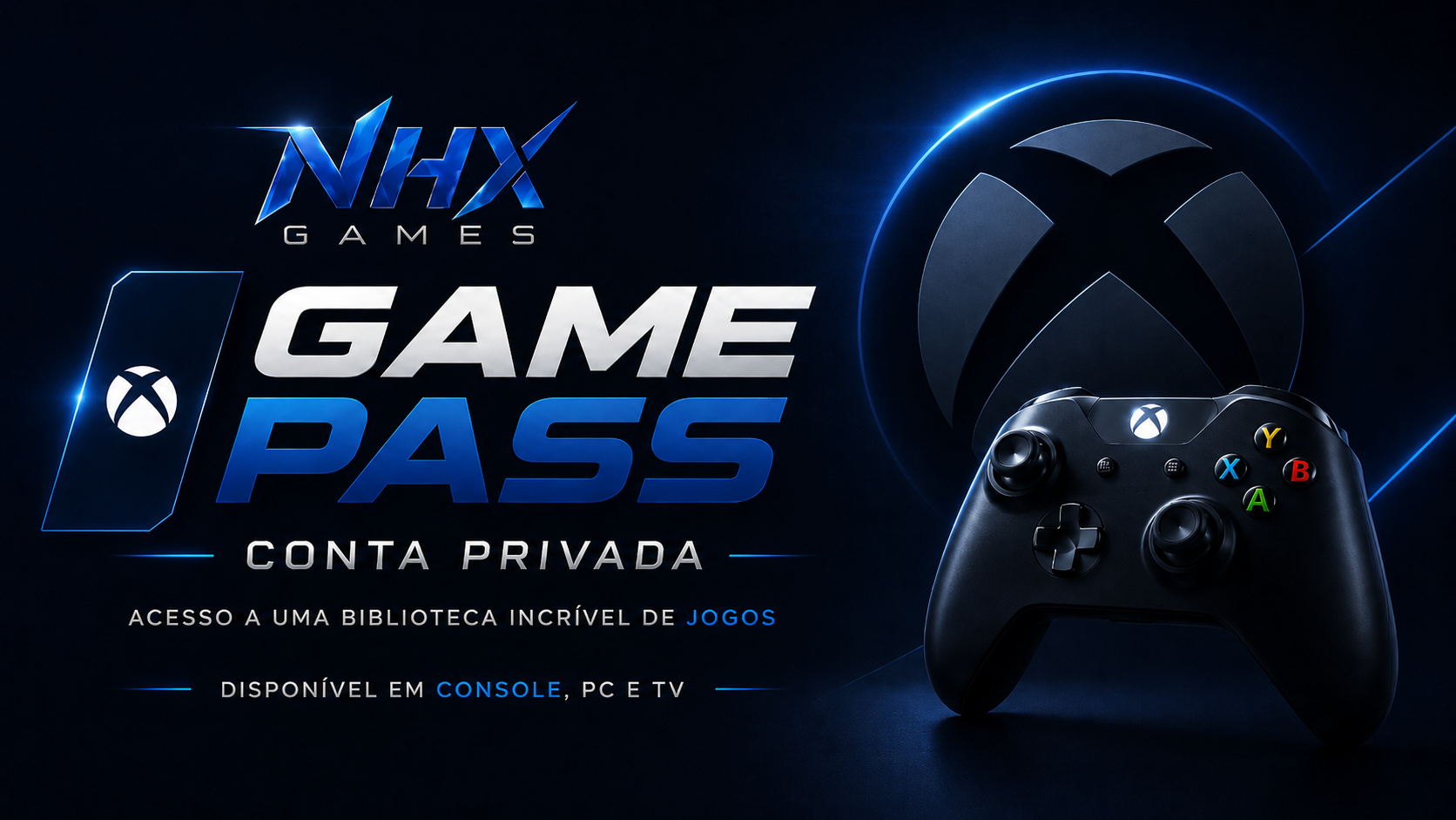 Xbox Game Pass — Conta Privada