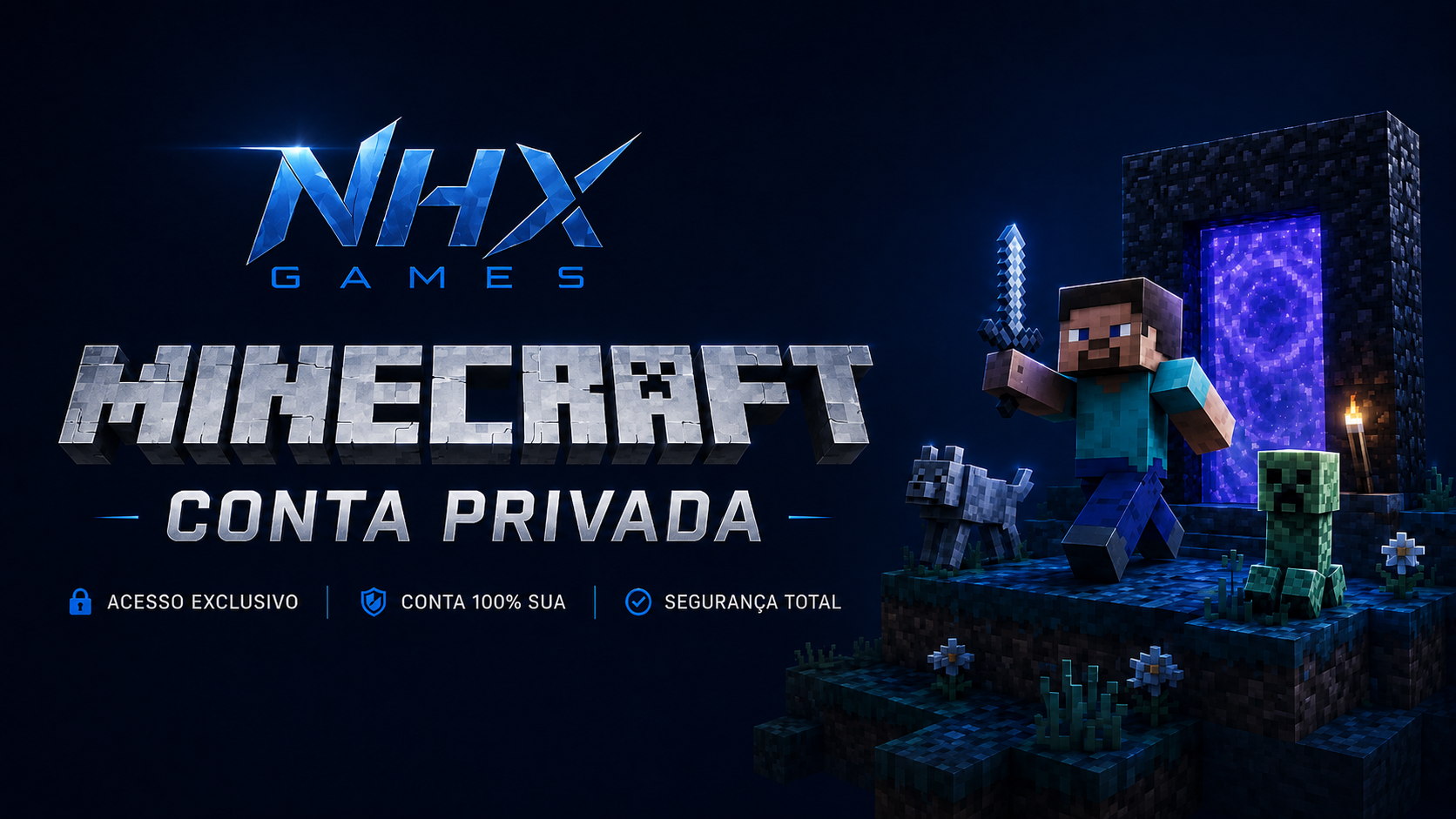Minecraft — Conta Privada
